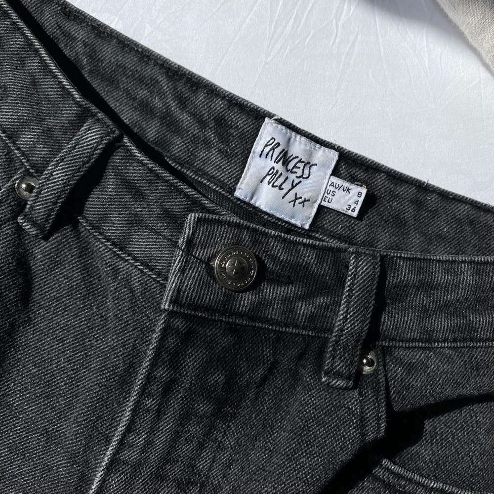 Black wash jeans from princess polly